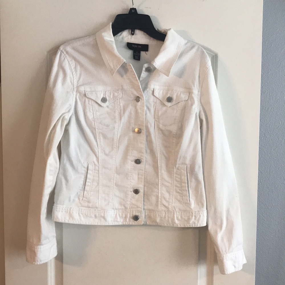White Denim Jacket